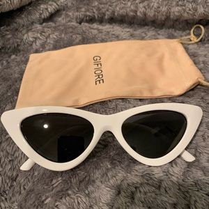 White Clout Sunglasses